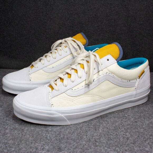 Vans OG STYLE 36 UL LX 'DEVIL'S DETAILS' VN0A5FBXW00 White Blue Mens Size 11.5 - Picture 1 of 12